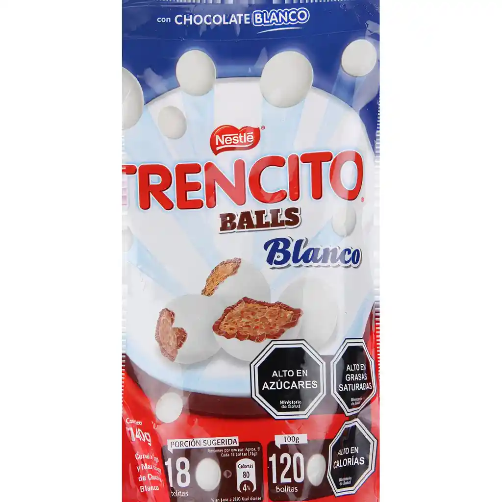 Trencito Chocolate Balls Blanco