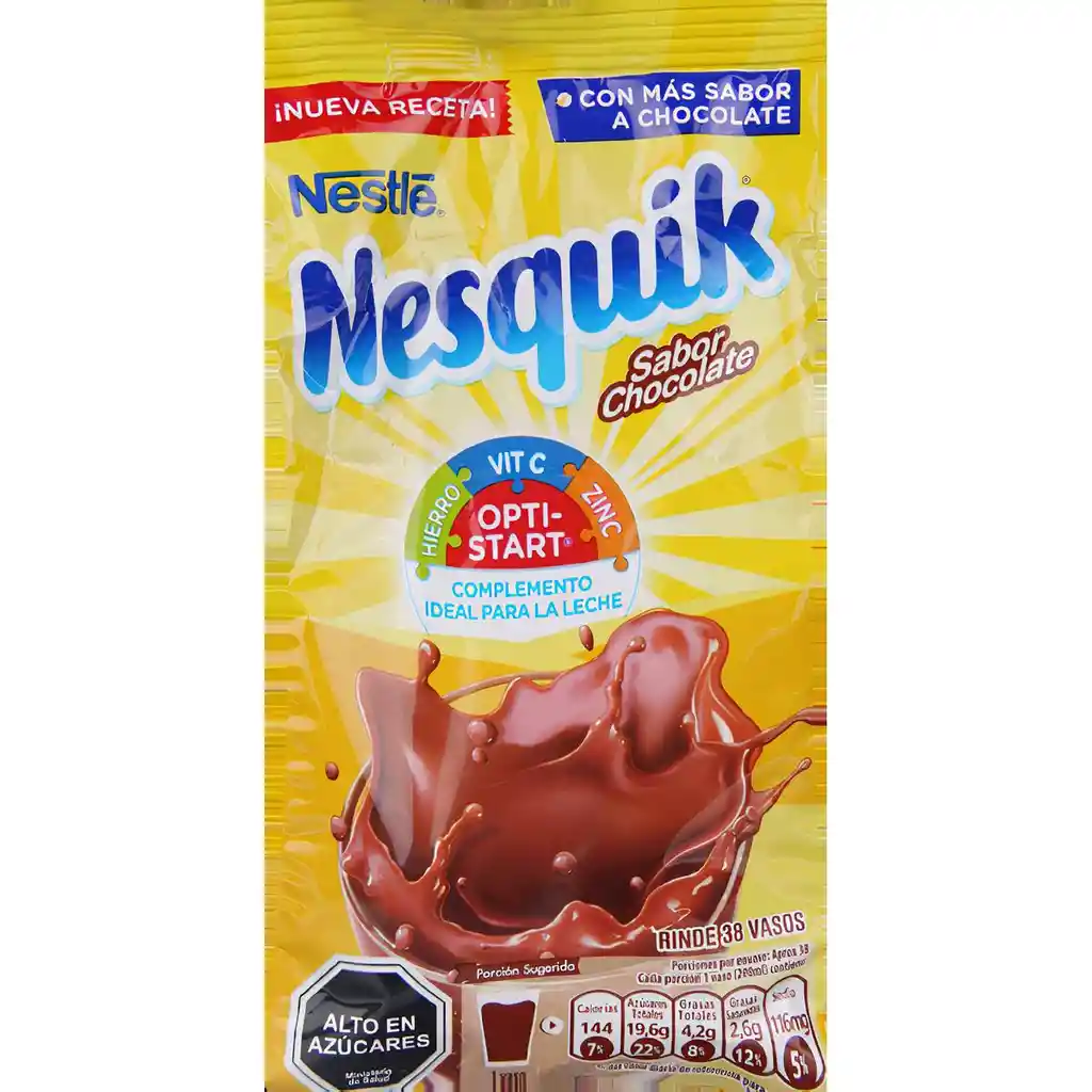 Nesquik Saborizante De Chocolate Bolsa