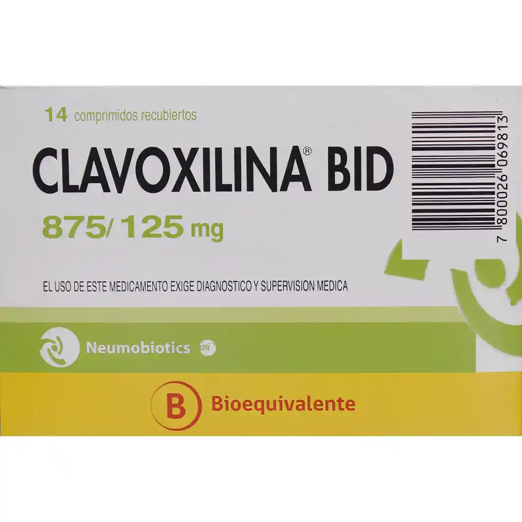 Clavoxicilina Bid (125 mg / 875 mg)
