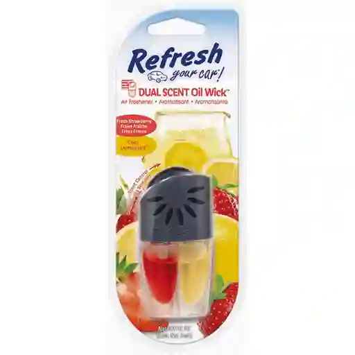 Refresh Aromatizante Dual Oil Frutilla-Limon