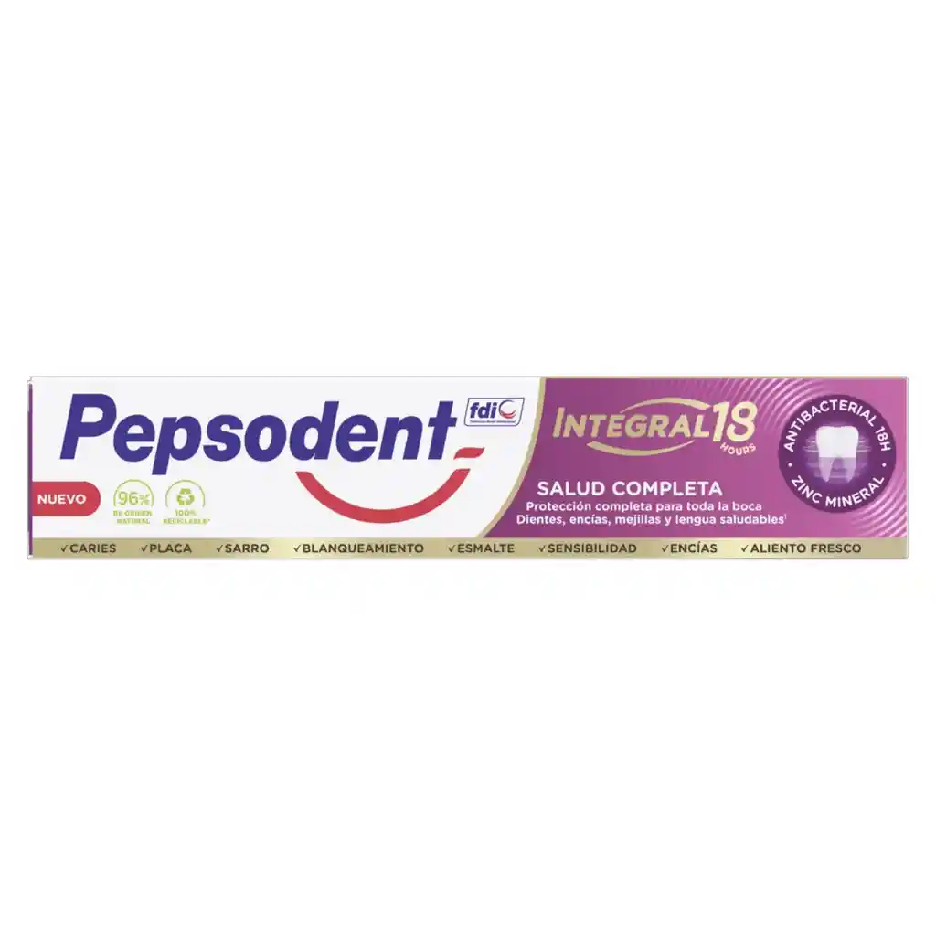 Pepsodent Crema Dental Integral 18 Salud Completa