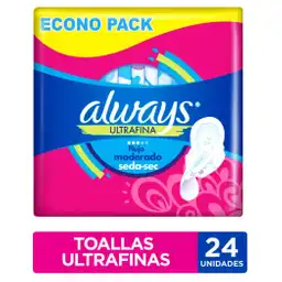 Always Toalla Higiénica Ultrafina Flujo Moderado