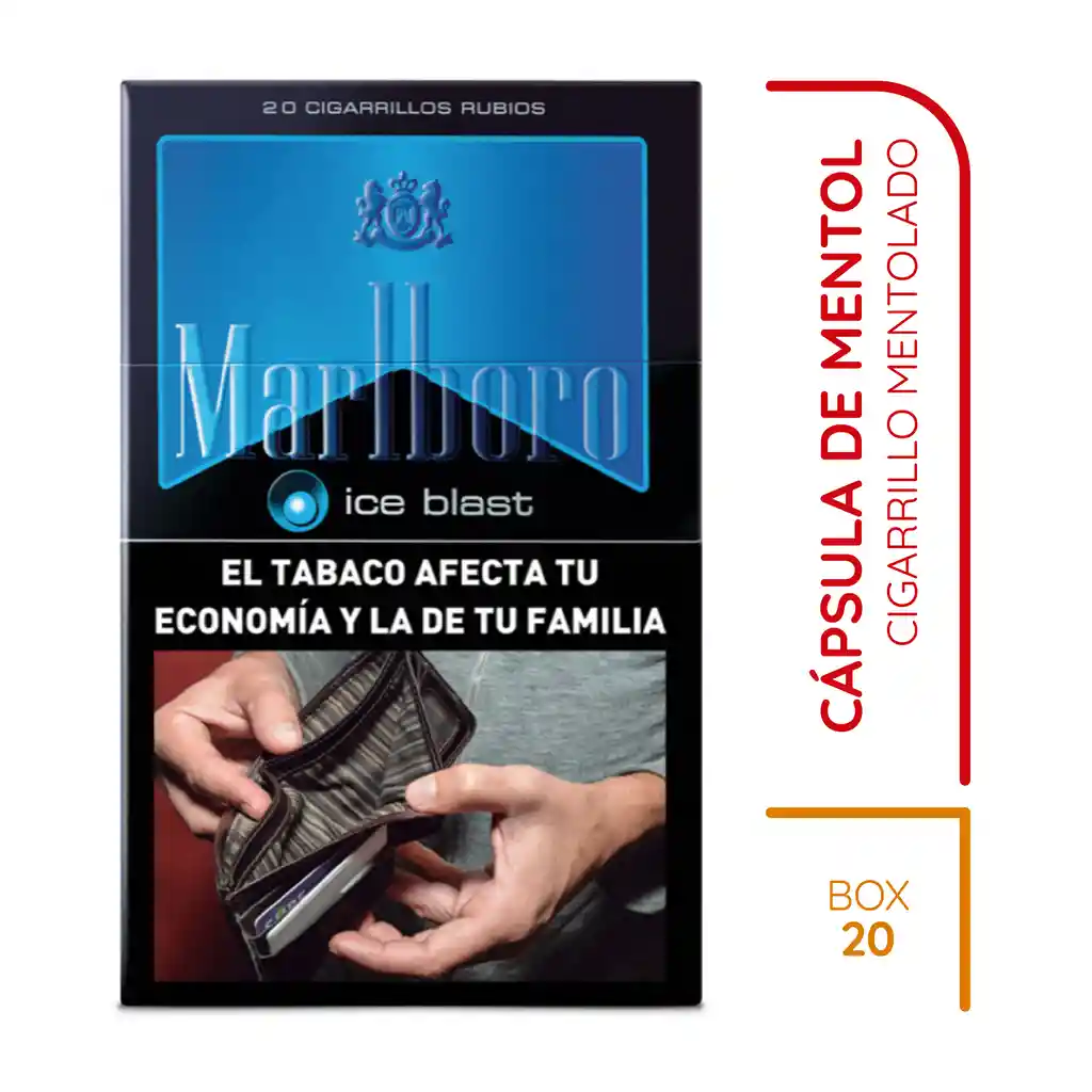 Marlboro Cigarrillos Ice Blast Box Ment