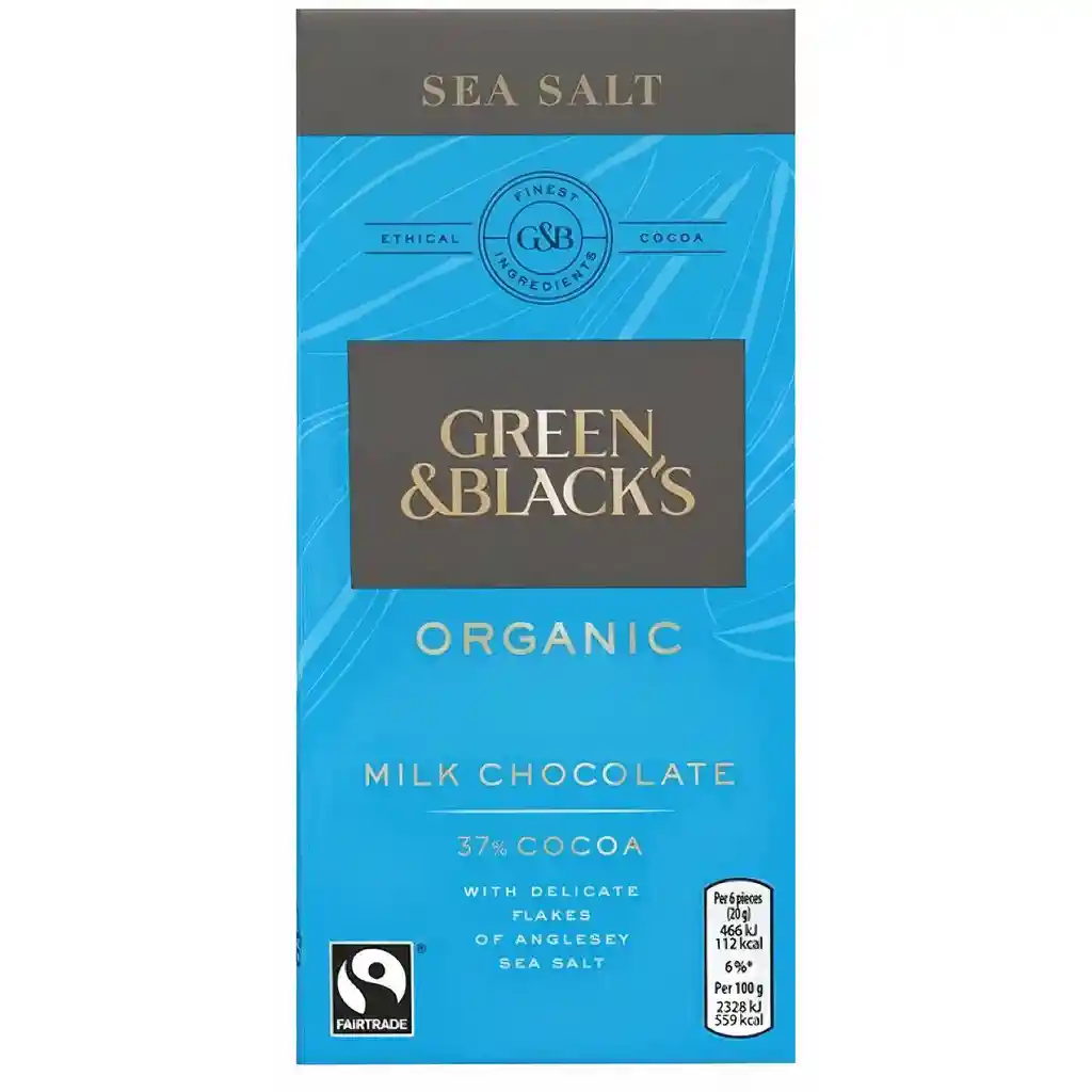 Green & Blacks Chocolate Organico Sea Salt.