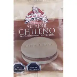 Nutra Bien Alfajor Chileno con Dulce de Leche