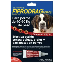 Fiprodrag Antiparasitario Externo para Perros