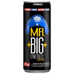 Mr Big  Bebida Energetica Orig Lata