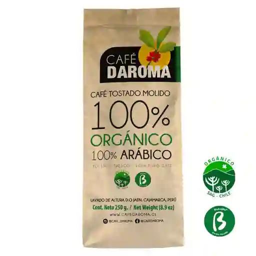 D Aroma Café Orgánico Molido 100% Arábico