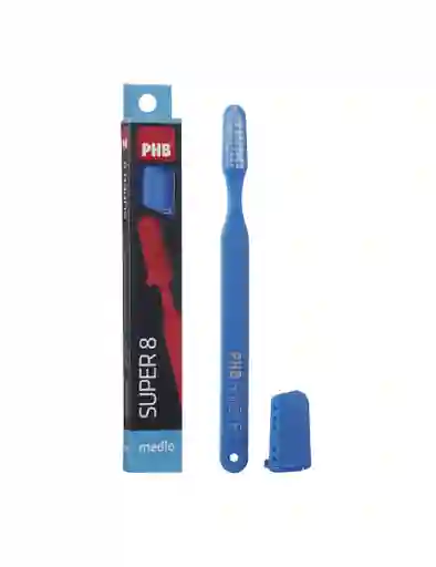 PHB Cepillo Super 8 de Adulto Color Azul
