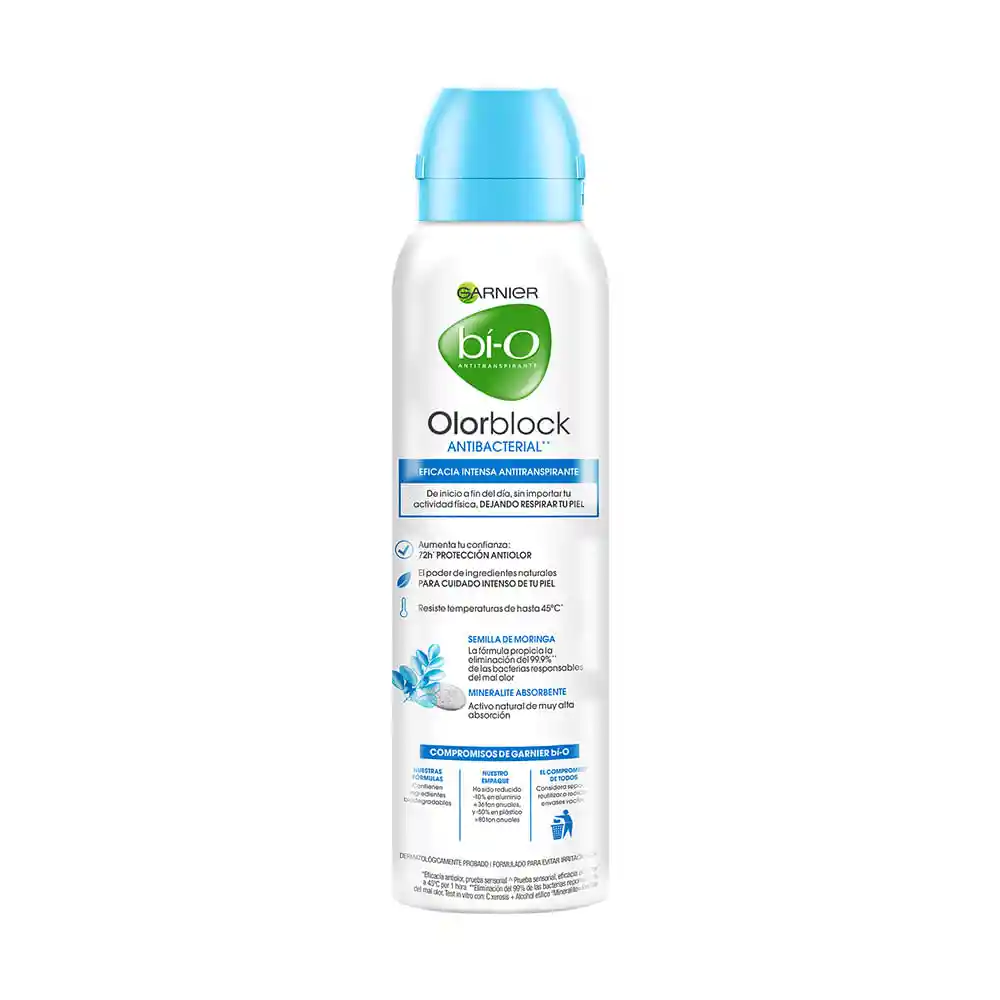 Garnier-Bi-O Desodorante Olorblock 2 en Aerosol