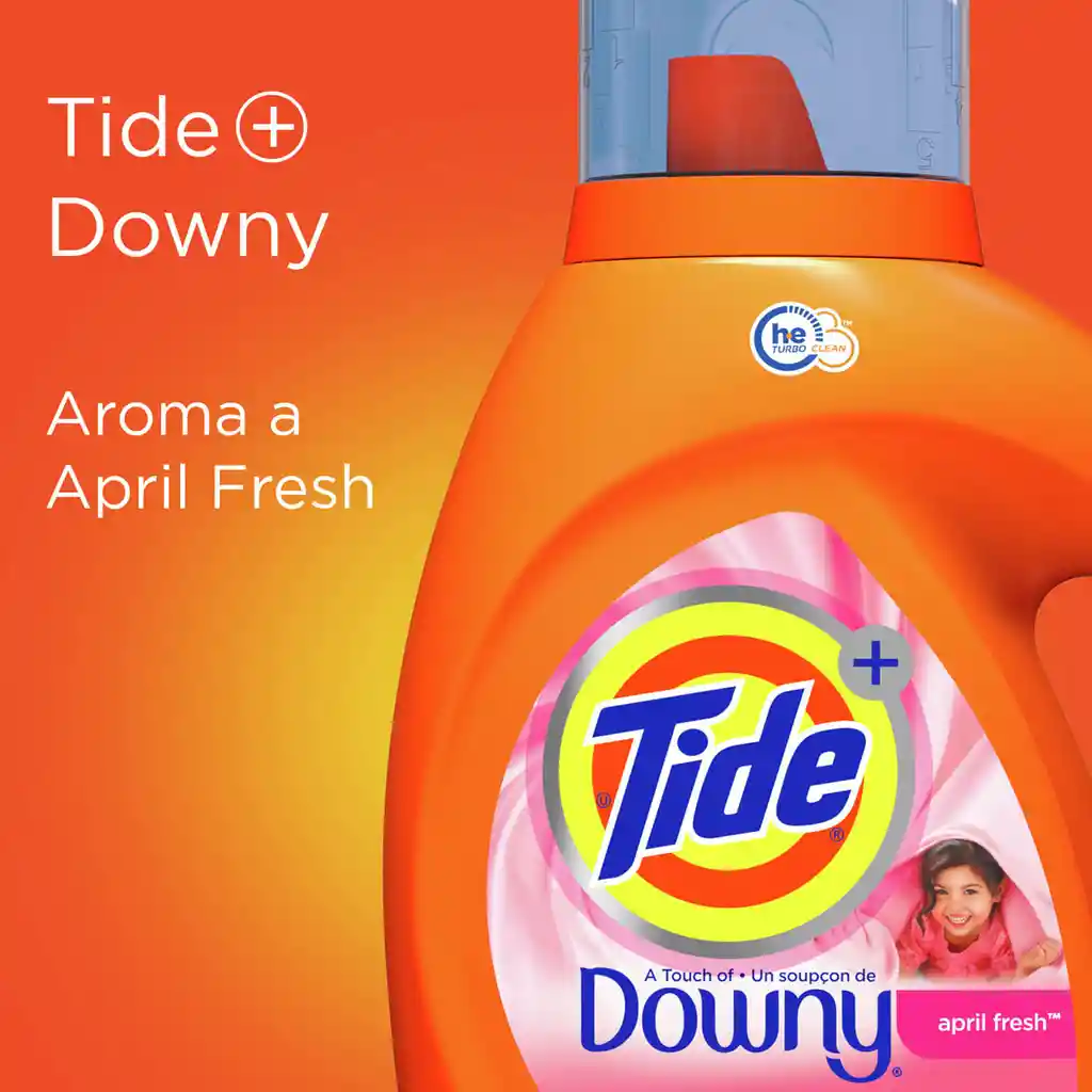 Tide Detergente Líquido un Toque de Downy April Fresh