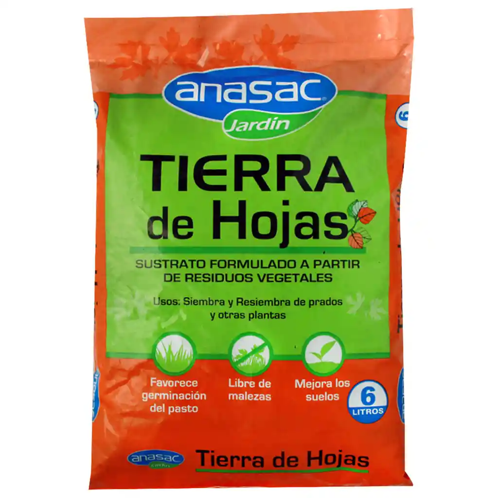 Anasac Sustrato Vegetal Tierra de Hojas