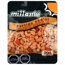 Millantu Mezcla de Frutos Secos Cóctel