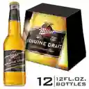 Miller Cerveza Genuine Draft x 12 Unidades