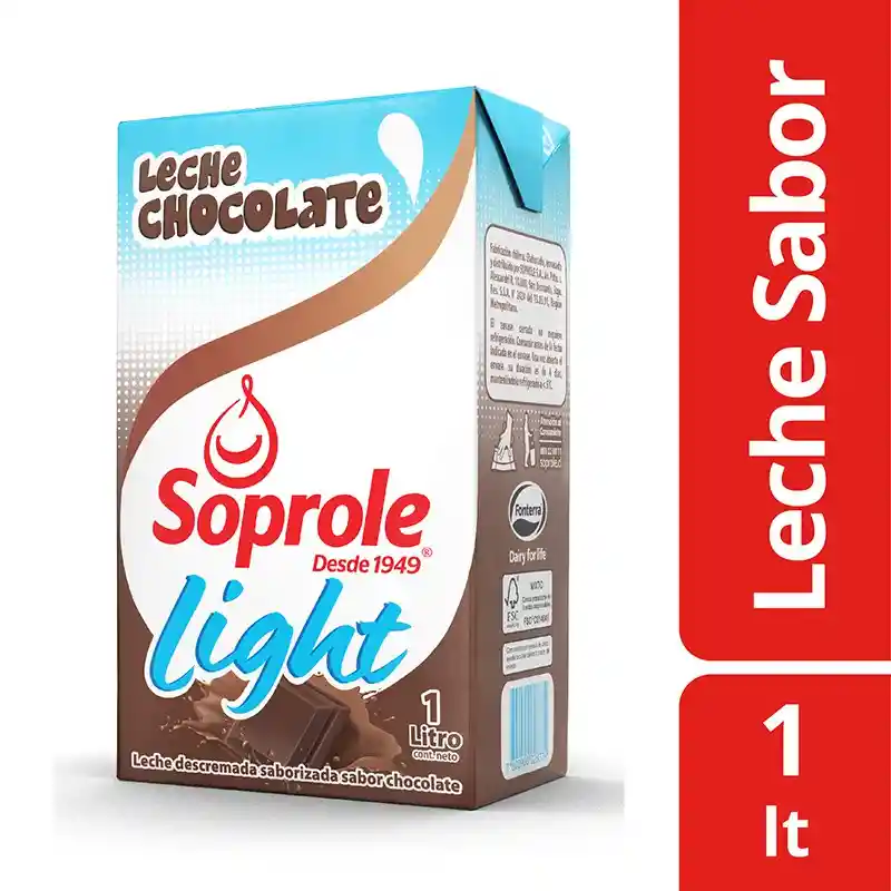 Soprole Leche Sabor a Chocolate Light