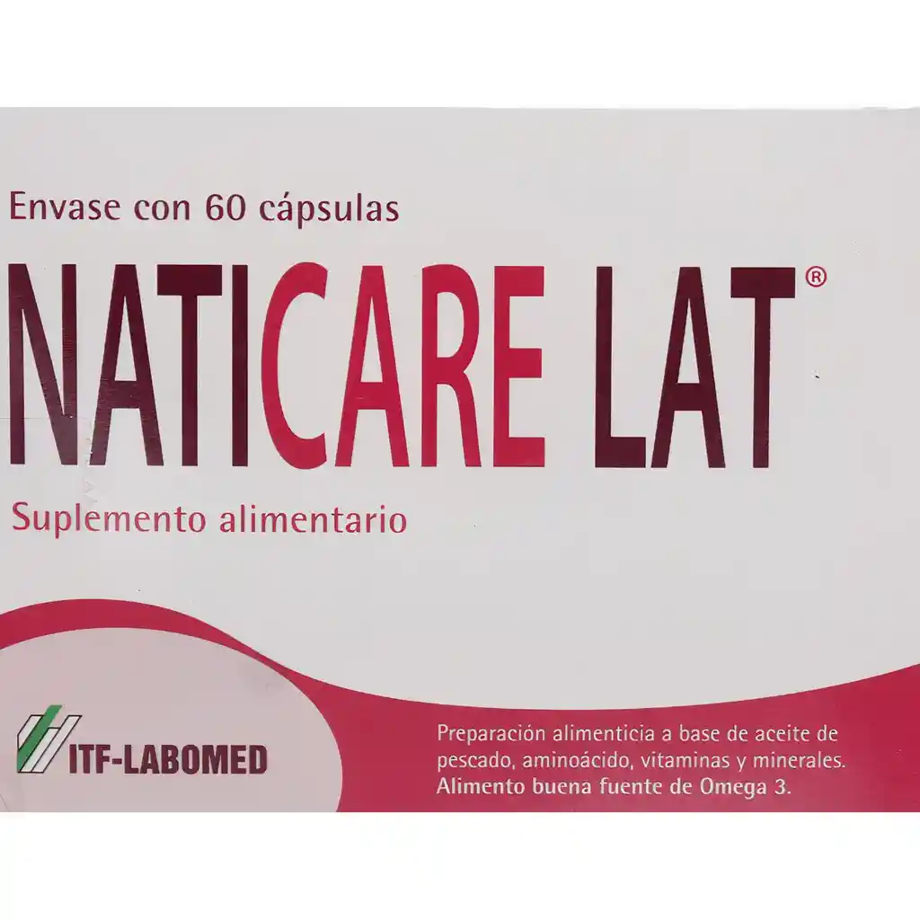 Naticare Vitaminas Lat Cap.60