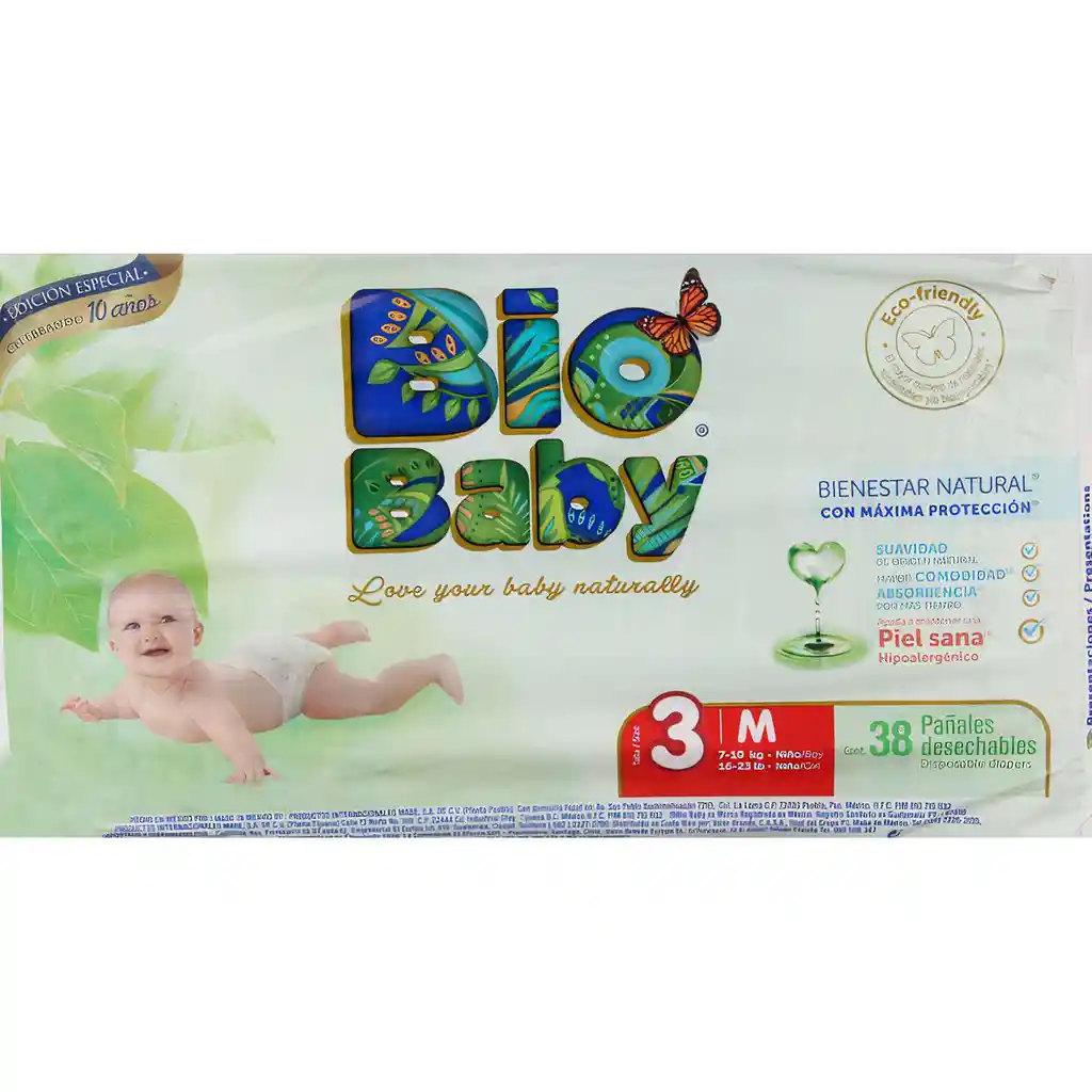 Bio Baby Panal M Premium Ecologico