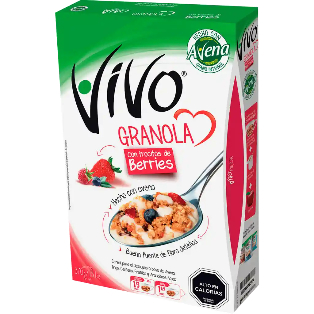 Vivo Cereal con Granola y Trozos de Berries