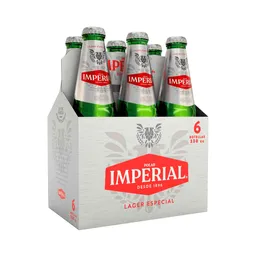 Imperial Cerveza Lager Especial en Botella 
