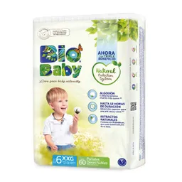 Bio Baby Pañal Unisex Ecológico Etapa 6 Extra Grande