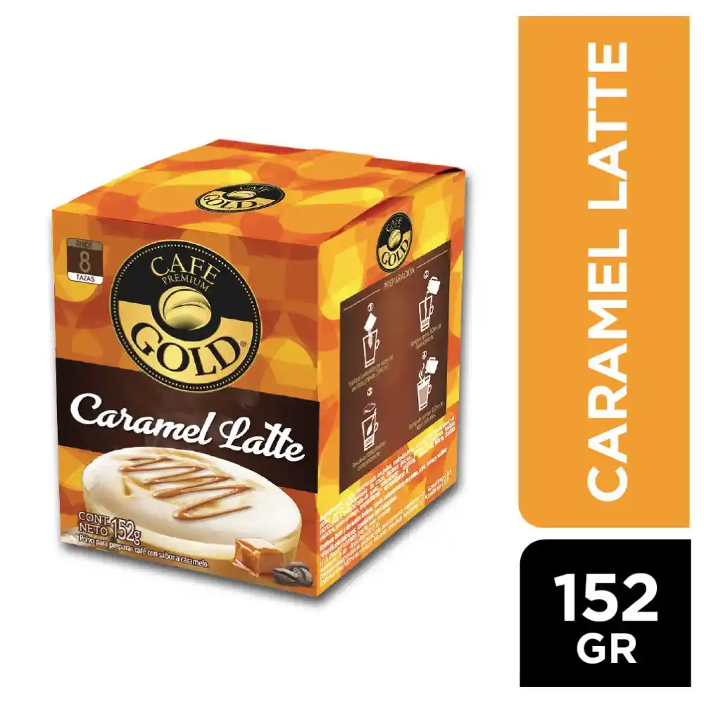 Gold Café Premium Vainilla Latte en Sobres