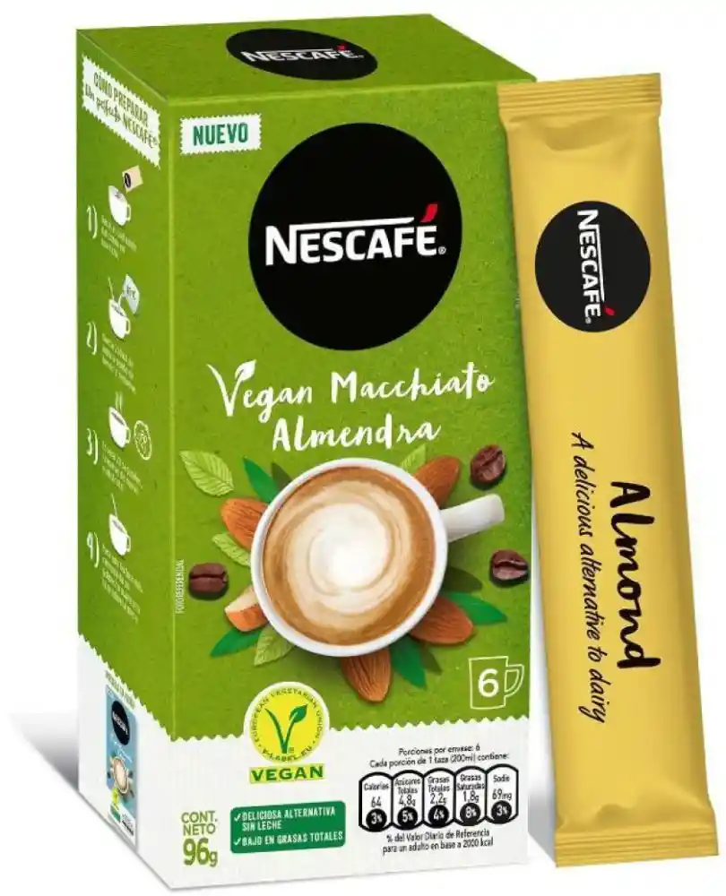 Nescafé Café Vegan Macchiato Almendra 