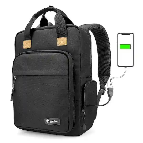 Tomtoc Mochila Para Portátil A60 Notebook de 15,6 Negro