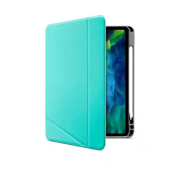 Tomtoc Funda Para Ipad Air 4 de 10.9'' 2020 Vertical Blue Mint