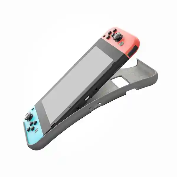 Tomtoc Carcasa Para Nintendo Switch de Silicona Gris