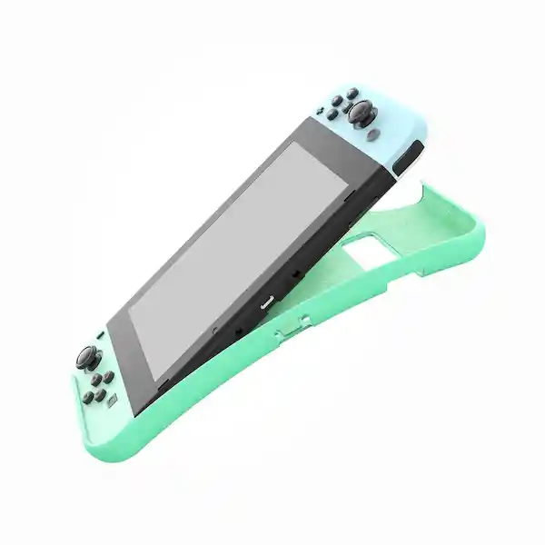 Nintendo Tomtoc Carcasa Para Switch De Silicona Turquesa