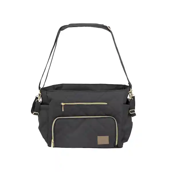 Infanti Bolso Motto Gold Negro