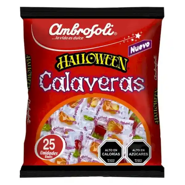 Ambrofoli Gomas Dulces Calavera Twins