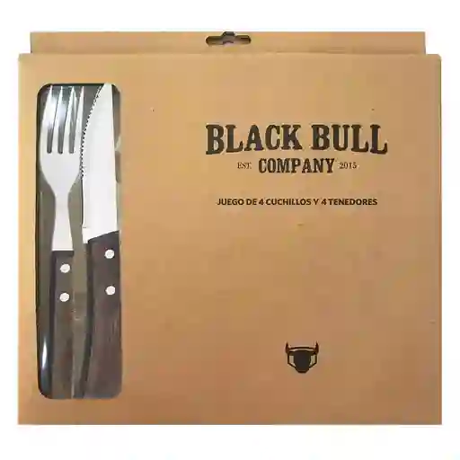 Black Bull Set Cubiertos - 8 piezas