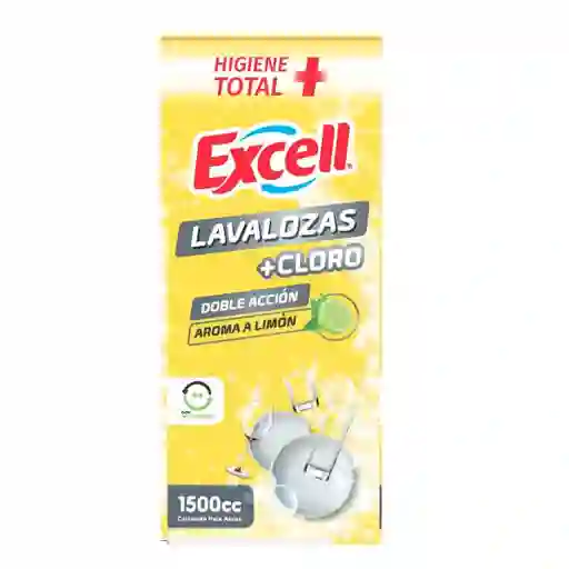 Excell Lavalozas + Cloro Aroma Limón