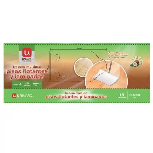 Trapero Multiuso Pisos Flotantes Y Laminados Aroma Coco