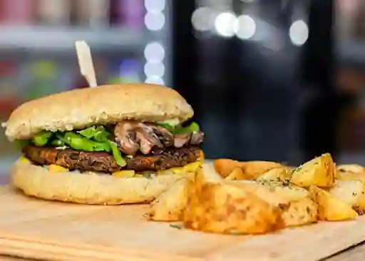 Hamburguesa de Porotos Negros