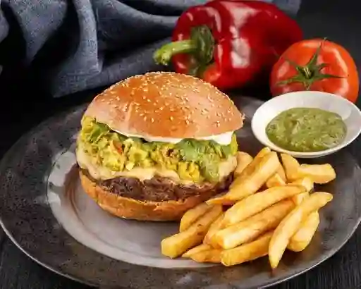 Cuate Burger + Papas Fritas