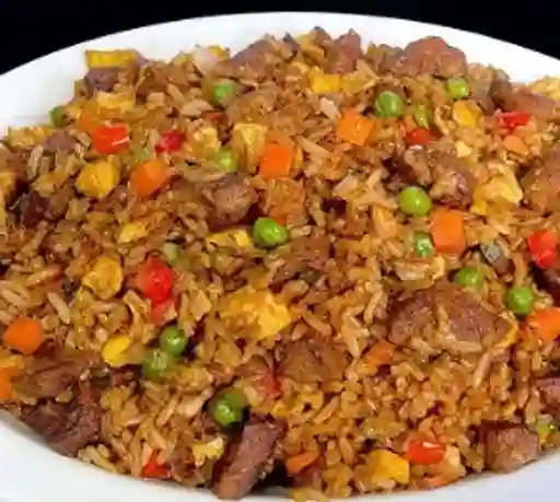 Arroz Chino Frito con Cerdo y Pollo