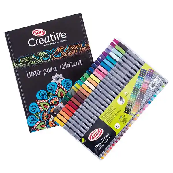 Set Fineliner 48U Con Mandala Adix