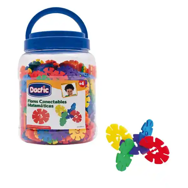 Juego Didáctico Conectable Tipo Flor C Número