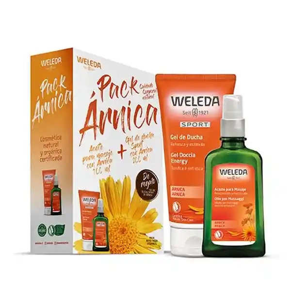 Weleda Set de Cuidado Árnica Aceite y Gel de Ducha