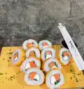 Roll tempura de salmon