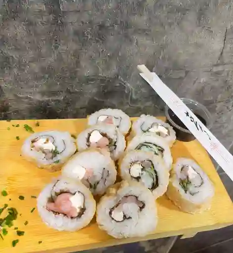 Roll tempura de camarón