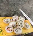 Roll tempura de camarón