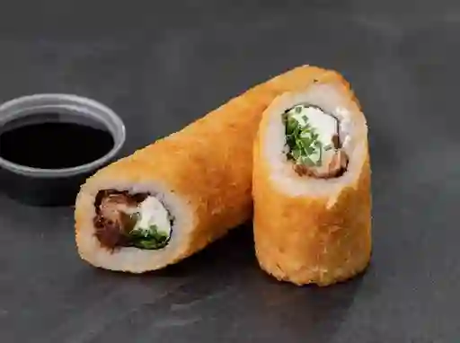 Handroll pollo teriyaki - espárrago tempura 