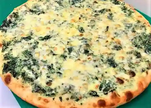 Pizza Espinaca Crema Mediana