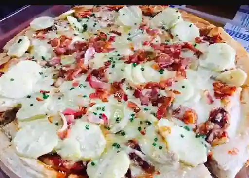 Pizza Papas Tocino Crispy Mediana