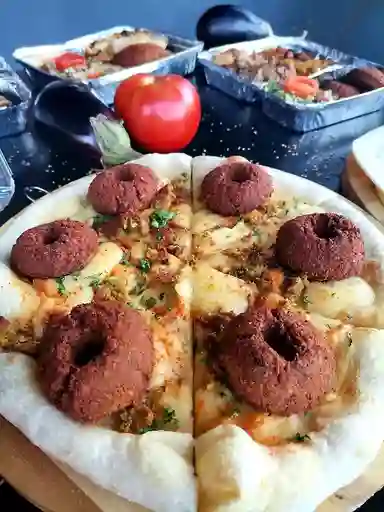Pizza Hummus Falafel