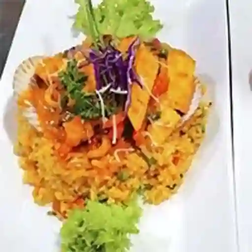 Arroz con Mariscos Al Estilo Peruano