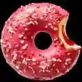 Donut con Frambuesa